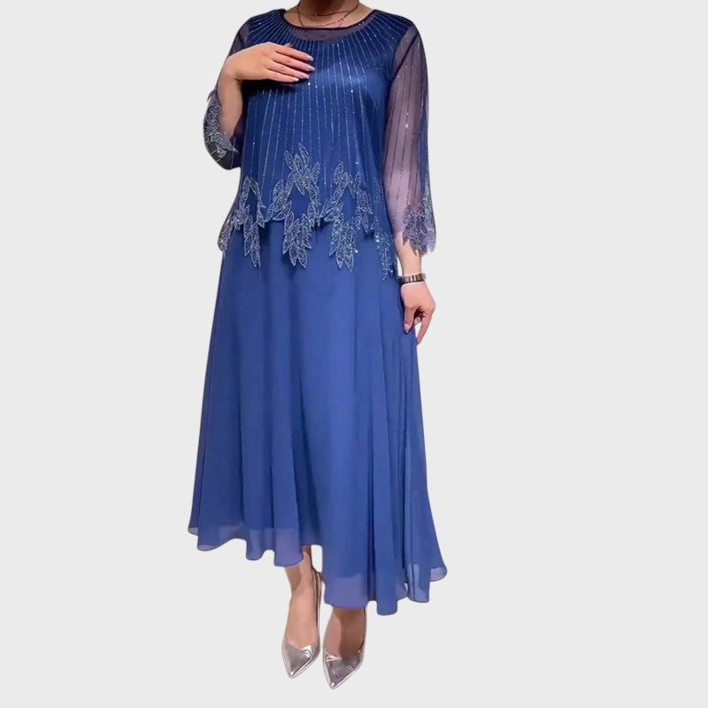 Amália | Společenské šaty s krajkovým živůtkem