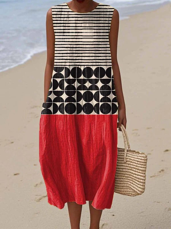 Jane | Lehká letní šaty bez rukávů